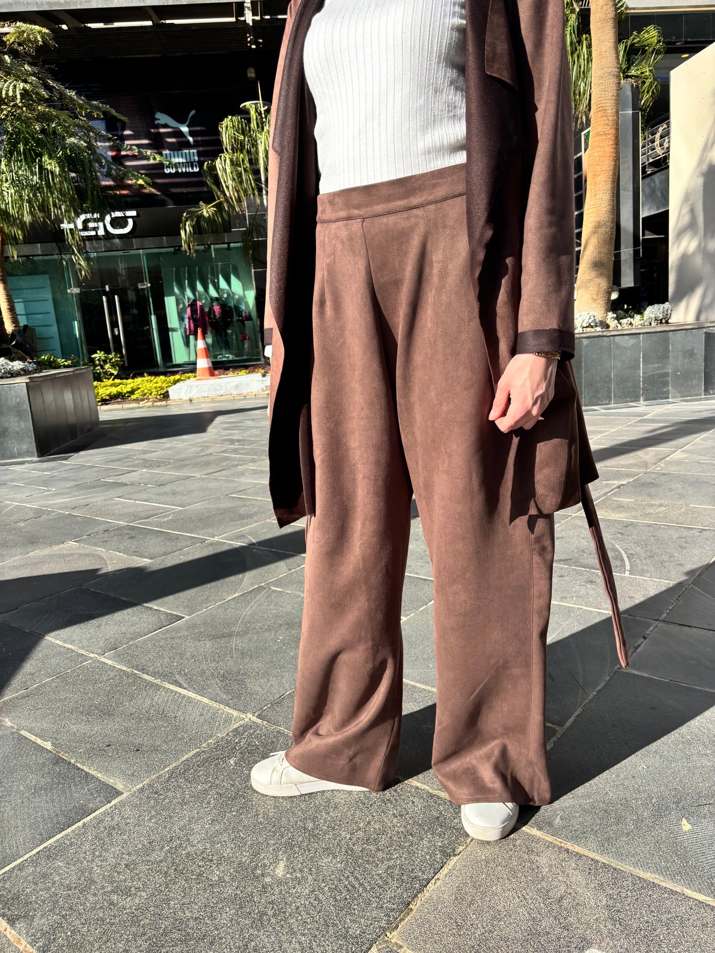 Suede Brown pants